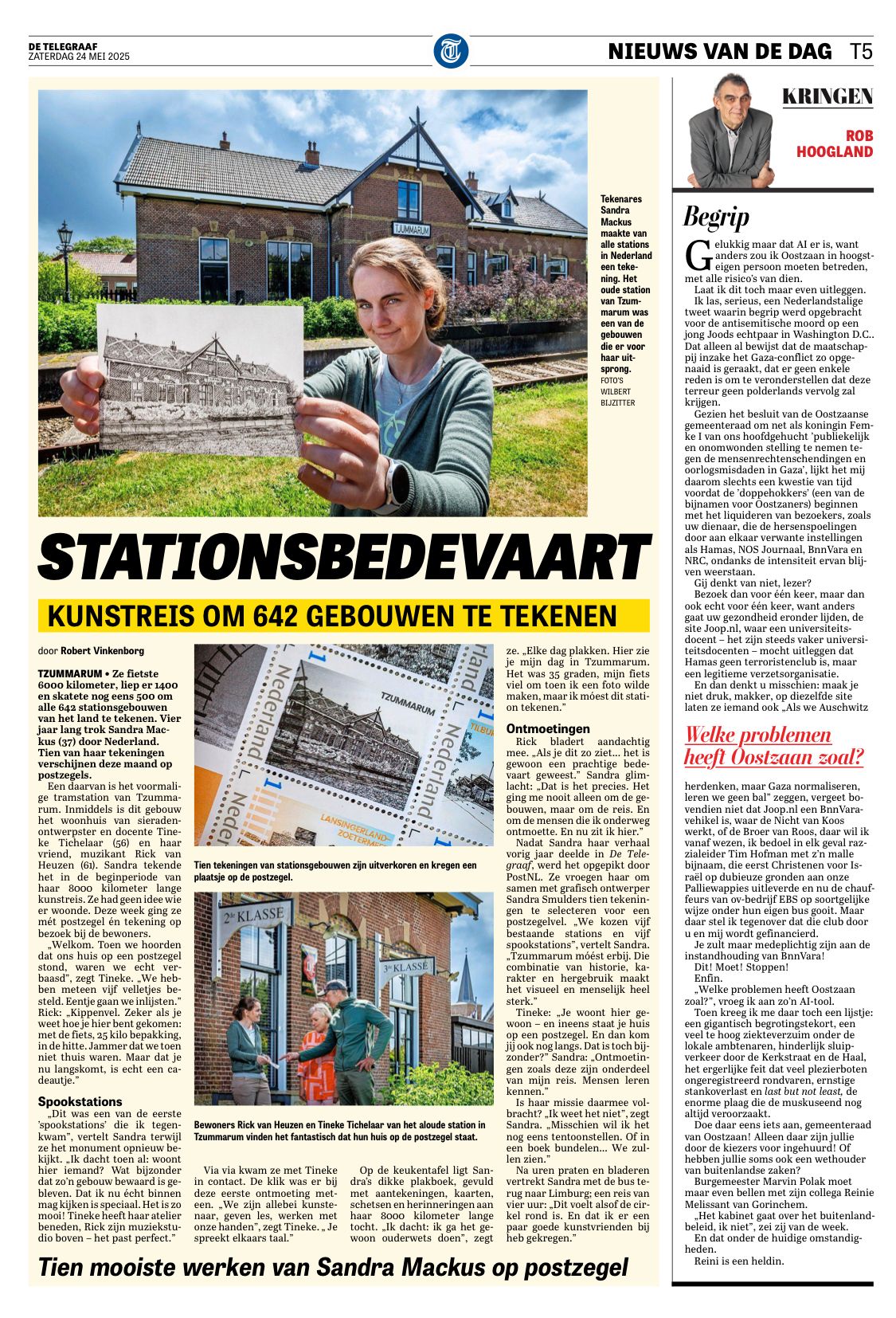 Stationsproject (opnieuw) in de krant